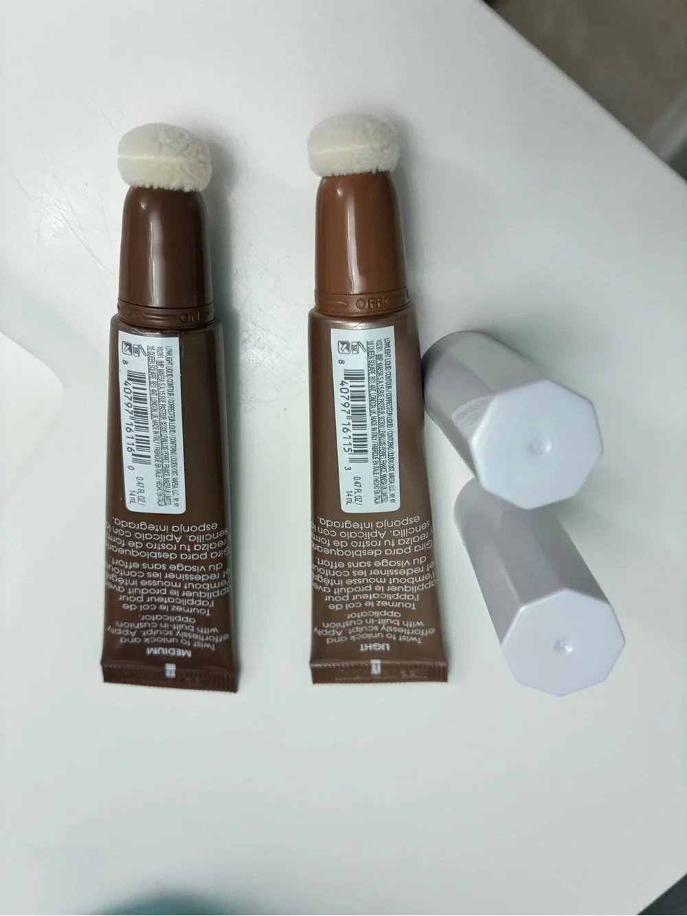 Flower Makeup Bundle Lowlight Liquid Contour x2 + Plump Up Gloss stick in heated
